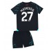 Manchester City Matheus Nunes #27 Barnkläder Tredje matchtröja till baby 2023-24 Kortärmad (+ Korta byxor) Billigt